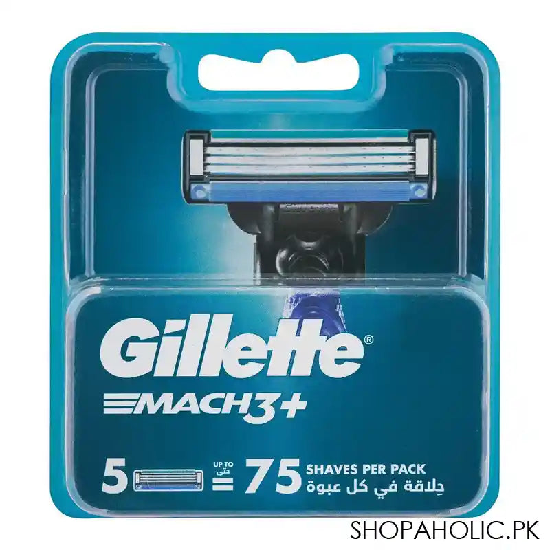 Gillette Mach 3 Plus Cartridges, 5-Pack - Main Image