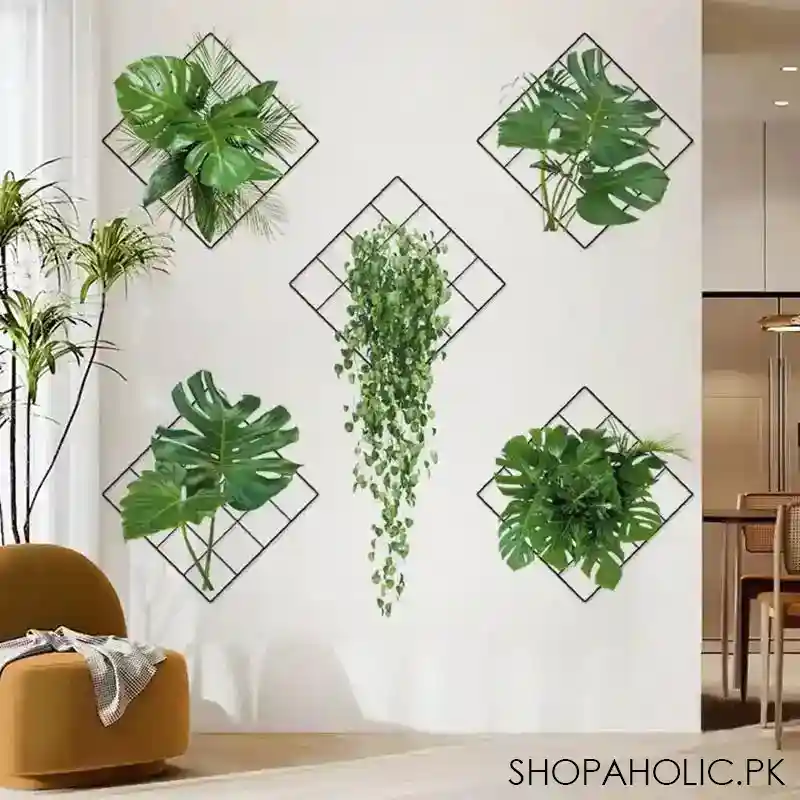 green plant wall sticker main image