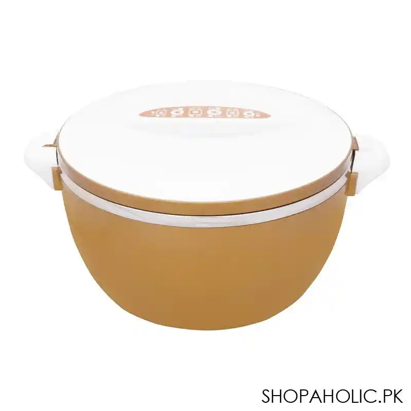 Happy Ware Hot Pot With Lock, 21x16x12cm, 1000ml, Golden, SU-619 - Main Image