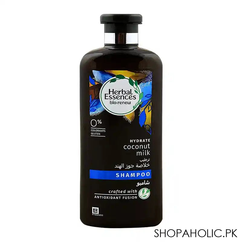 Herbal Essences Bio Renew Hydrate Coconut Milk Shampoo, 400ml - Main Image