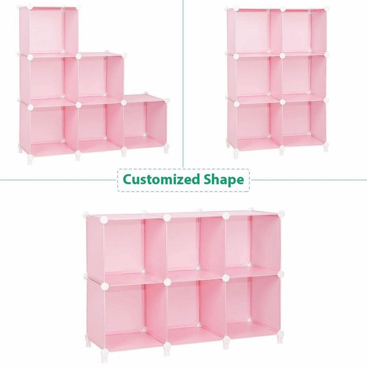 Multipurpose 6 Cubes Portable Wardrobe Cabinet - image 7