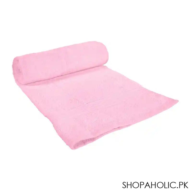 Indus Towel 100% Cotton Ring Bath Towel, 70x140, Pink - Main Image