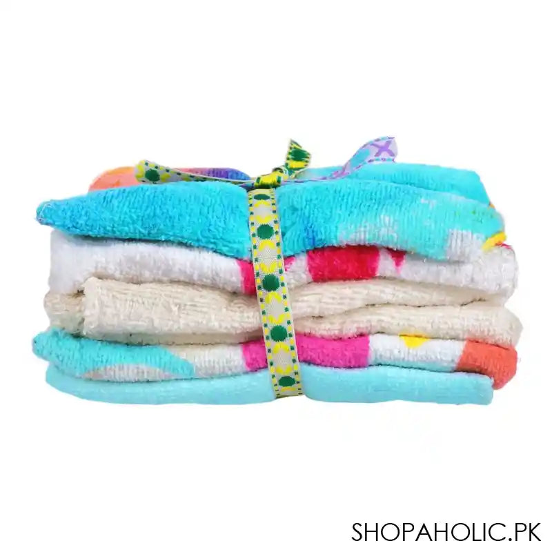 Indus Towel Ticky, Pack of 5 12x12, Multi Colour - Main Image