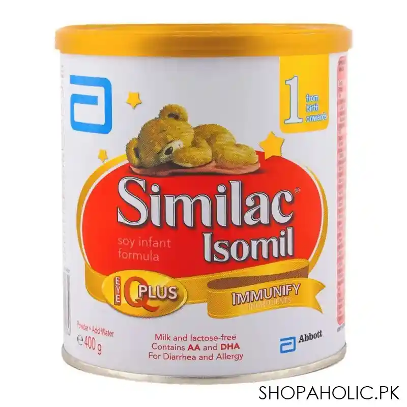 isomil milk powder soy infant 400gm main image