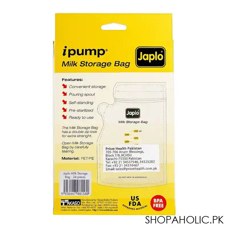 Japlo Milk Storage Bags, 24-Pack - Image 2