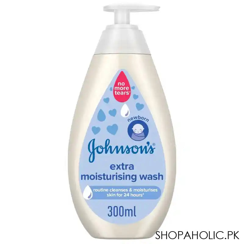 Johnson's Extra Moisturising Baby Wash, 300ml - Image 2