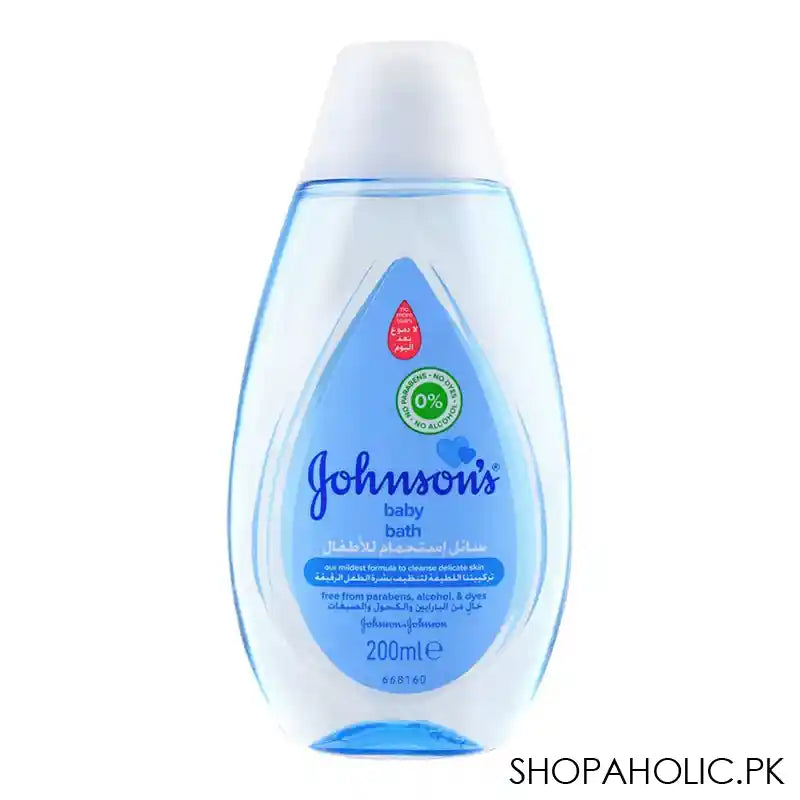 Johnson's Paraben & Alcohol Free Baby Bath, 200ml - Main Image