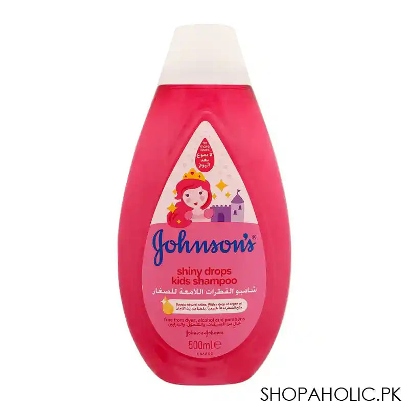 Johnson's Shiny Drops Kids Shampoo, 500ml - Main Image