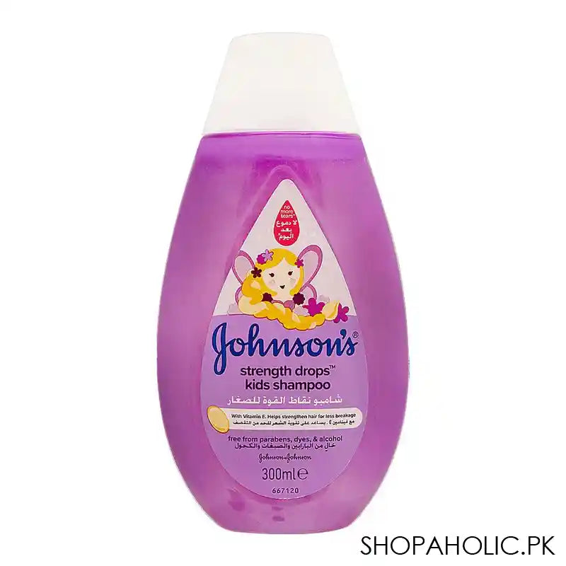 Johnson's Strength Drops Kids Shampoo, 300ml - Image 4