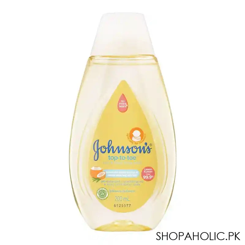 Johnson Top-To-Toe Hair & Body Baby Bath, 200ml - Main Image