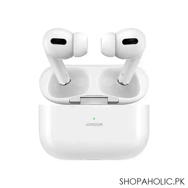 joyroom tws active noise cancelling anc earbuds, white, jr t03s pro main image