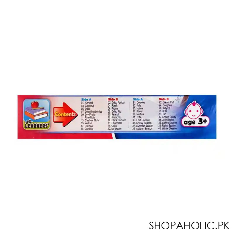 Jr. Learners Flash Card With Pictures Large Dry Fruits, Sweets & Seasons, For 3+ Years 228-2415 - Image 6