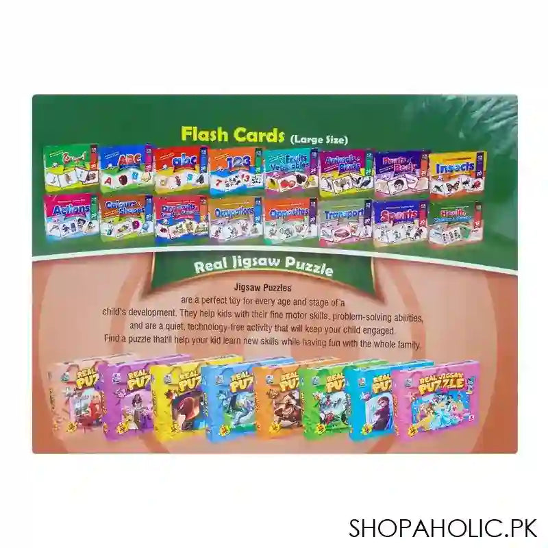 Jr. Learners Flash Cards With Pictures Health/Hygiene & Nutrition, Large 7 x 9.5 Inches, For 3+ Years, 228-2420 - Image 2