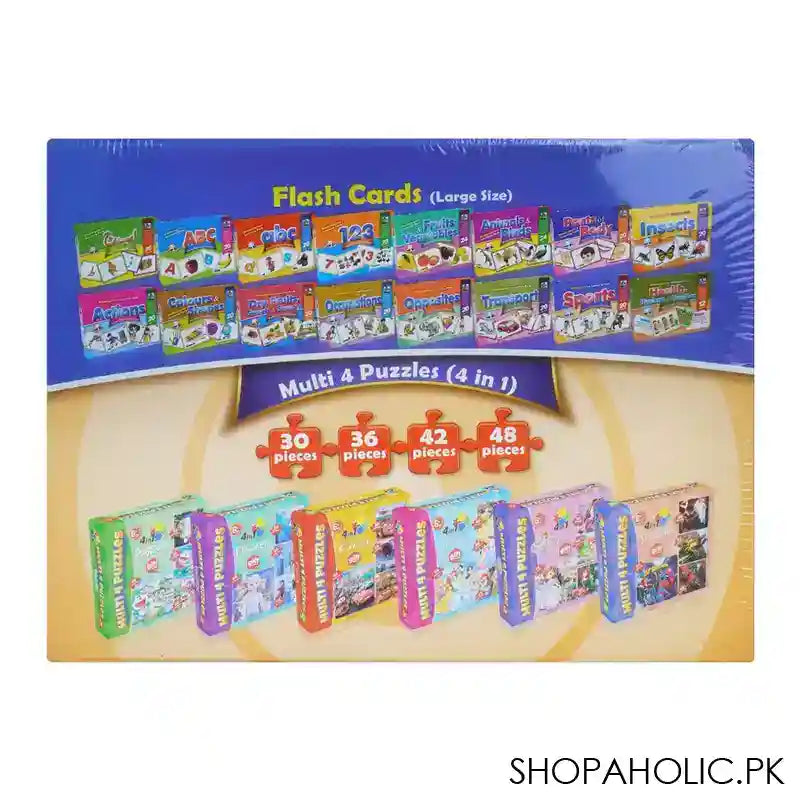 Jr. Learners Flash Cards With Pictures Sports, Large 7 x 9.5 Inches, For 3+ Years, 228-2419 - Image 2