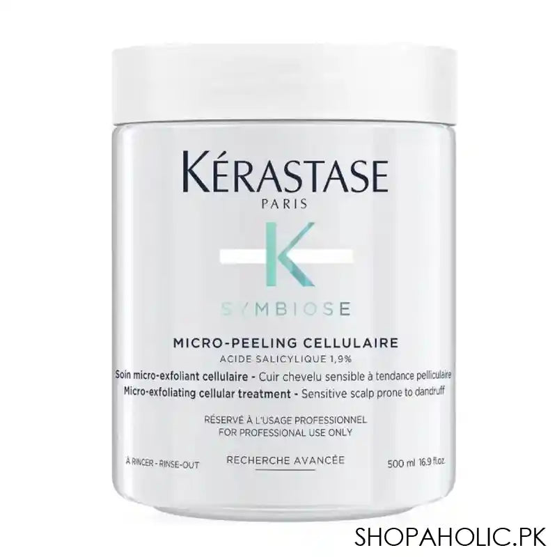 Kerastase Symbiose Micro-Exfoliating Cellular Treatment, For Sensitive Scalp Prone To Dandruff, 500ml - Main Image