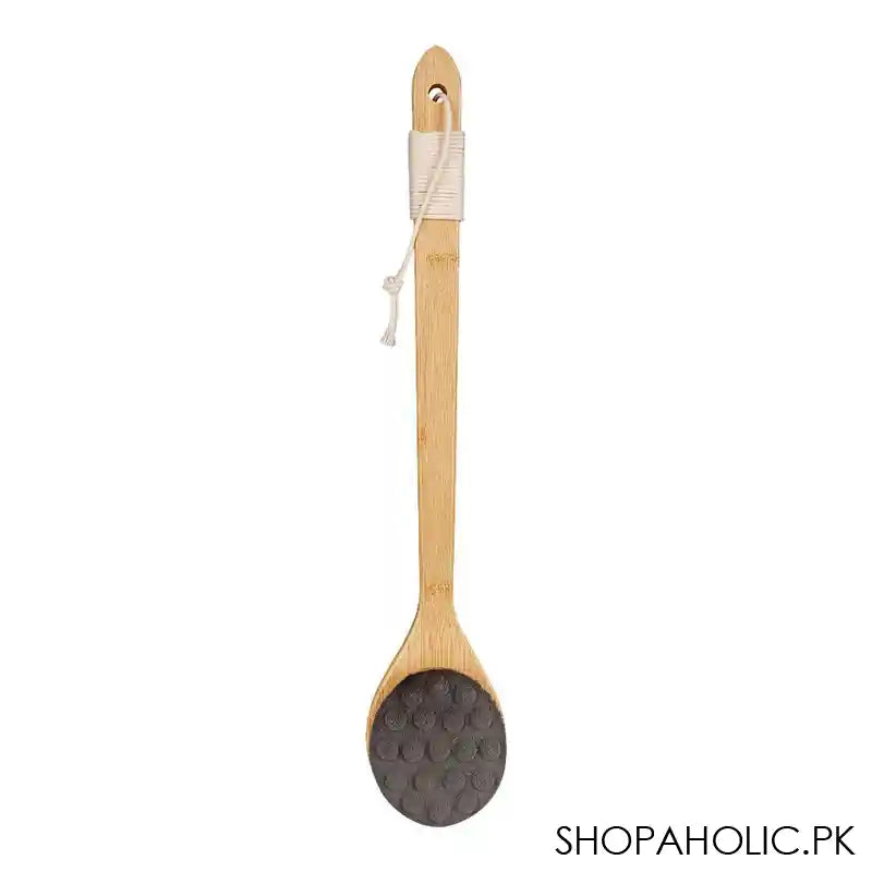 Krramel Bamboo Washing Body Brush, Grey, NX-0136 - Main Image