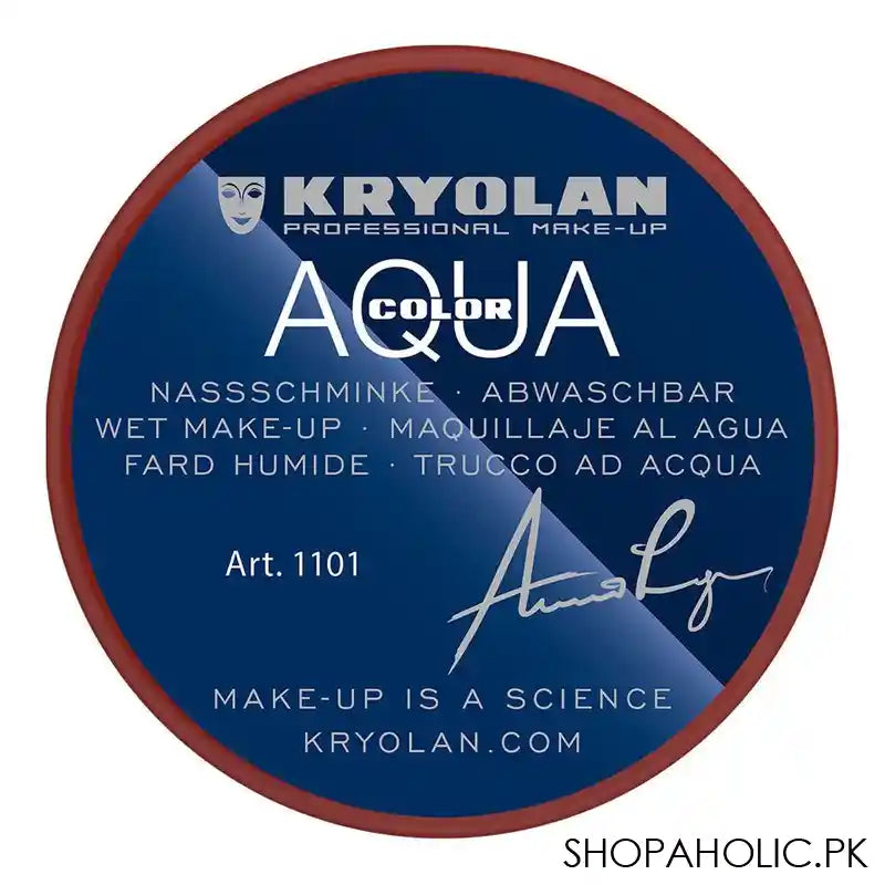 Kryolan Aqua Color Wet Cake Liner, 081, 8ml - Main Image