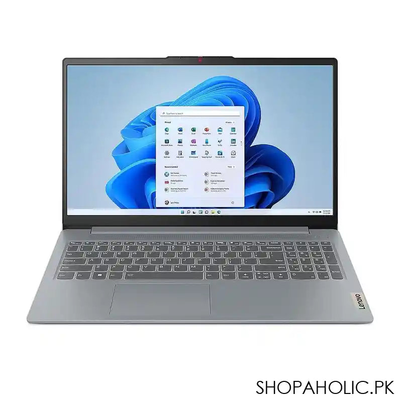 Lenovo Ideapad Slim 3 15IRU8, Laptop Intel i3-1305U, 8GB RAM, 256GB SSD, 15.6" FHD Display, 3 Cell Battery, Arctic Grey - Main Image