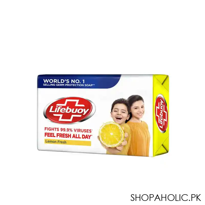 Lifebuoy Lemon Fresh With Active Silver Soap, 125g - Main Image