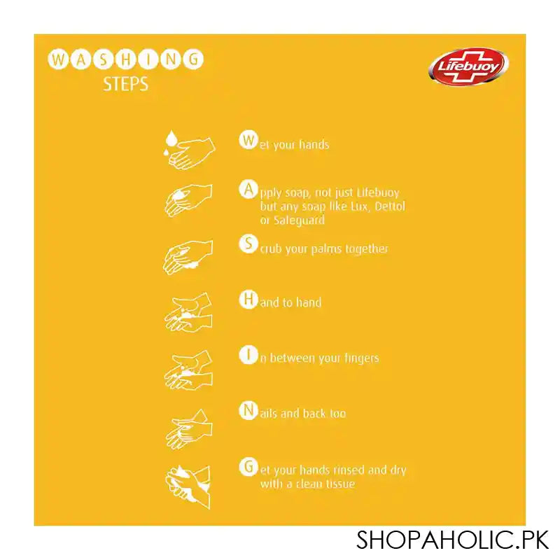 Lifebuoy Lemon Fresh With Active Silver Soap, 125g - Image 6