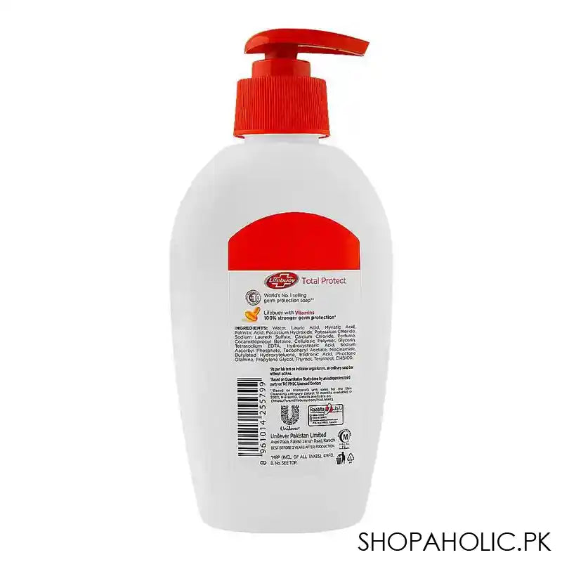 Lifebuoy Mild Care With Vitamin Hand Wash, 200ml - Image 2