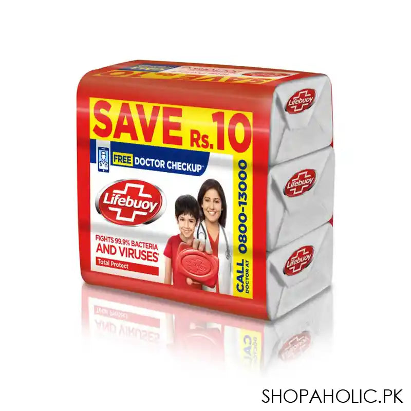 Lifebuoy Total Protect Soap, Value Pack, 3x100g - Main Image