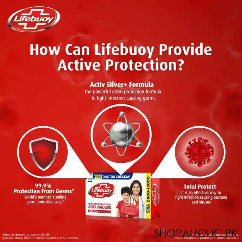 Lifebuoy Total Protect Soap, Value Pack, 3x100g - Image 6