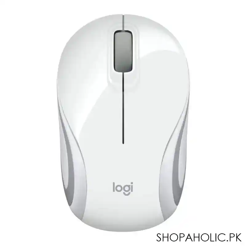 logitech m187 wireless mouse, white/grey image4