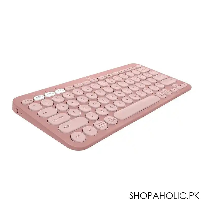 Logitech Pebble Key 2 Multi-Device Wireless Portable Keyboard, 36M Battery Life, Rose, K380S, 920-011755 - Image 5