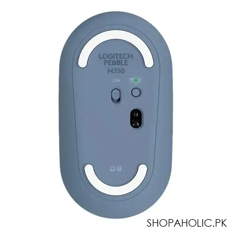 logitech pebble wireless mouse, blue berry, m350 image3