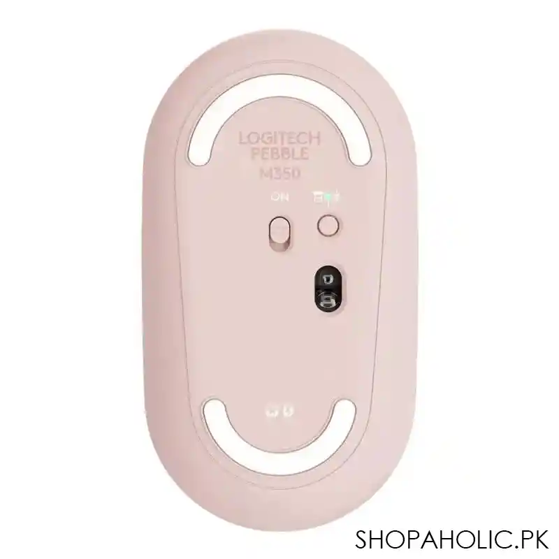 logitech pebble wireless mouse, pink, m350 image3