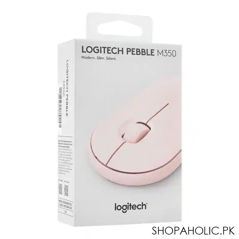 logitech pebble wireless mouse, pink, m350 image5