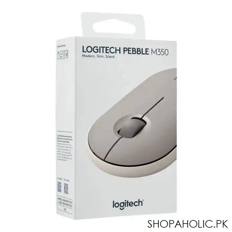 logitech pebble wireless mouse, sand, m350 image5