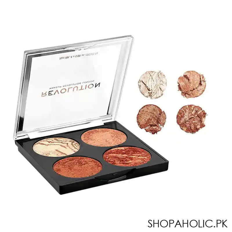 Makeup Revolution Cheek Kit, Don't Hold Back, 4 Shades - Main Image