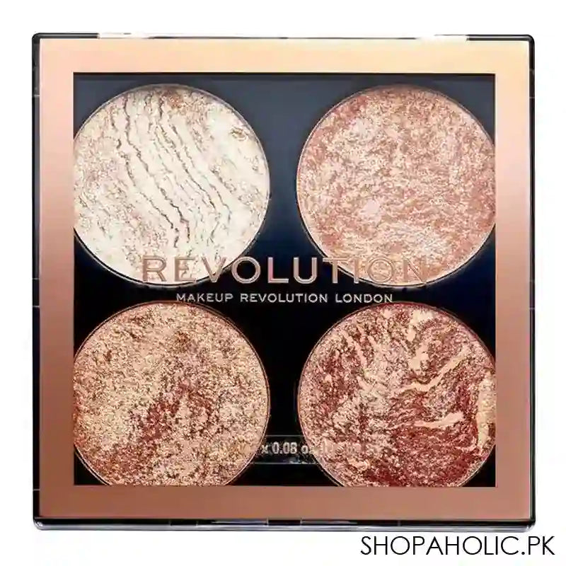 Makeup Revolution Cheek Kit, Don't Hold Back, 4 Shades - Image 4