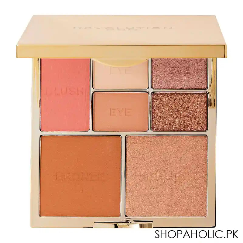 Makeup Revolution Pro True Love Face Palette, Light Medium - Image 3