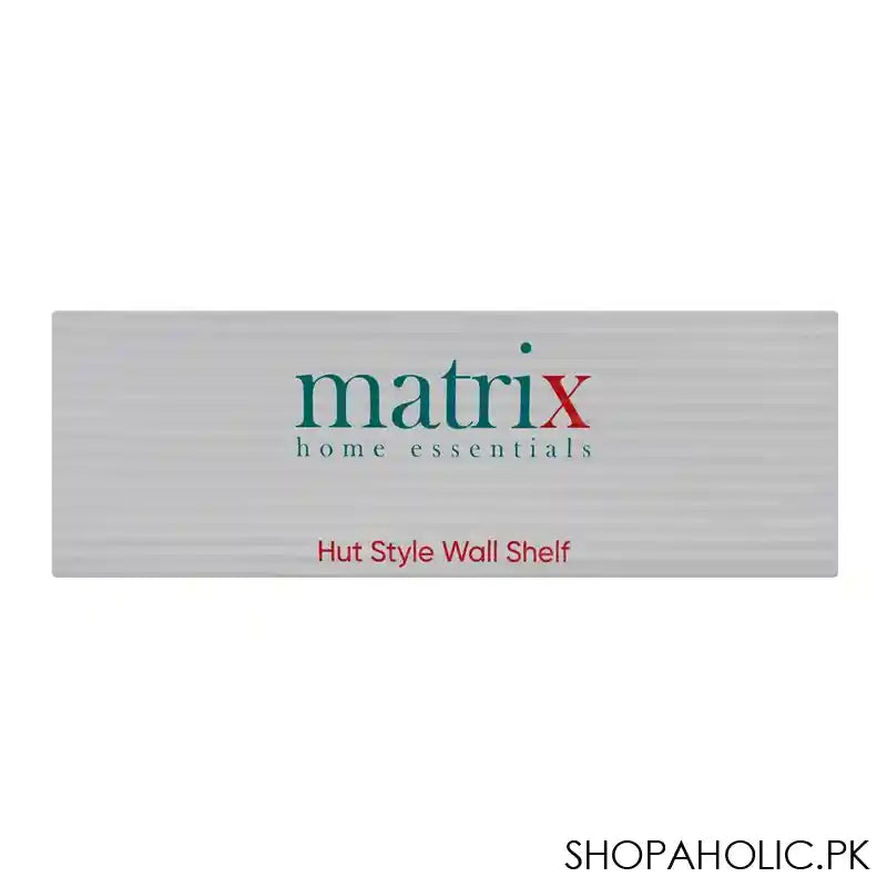 Matrix Hut Style Wall Shelf-A, 11 x 7.2 x 4.3 cm - Image 3