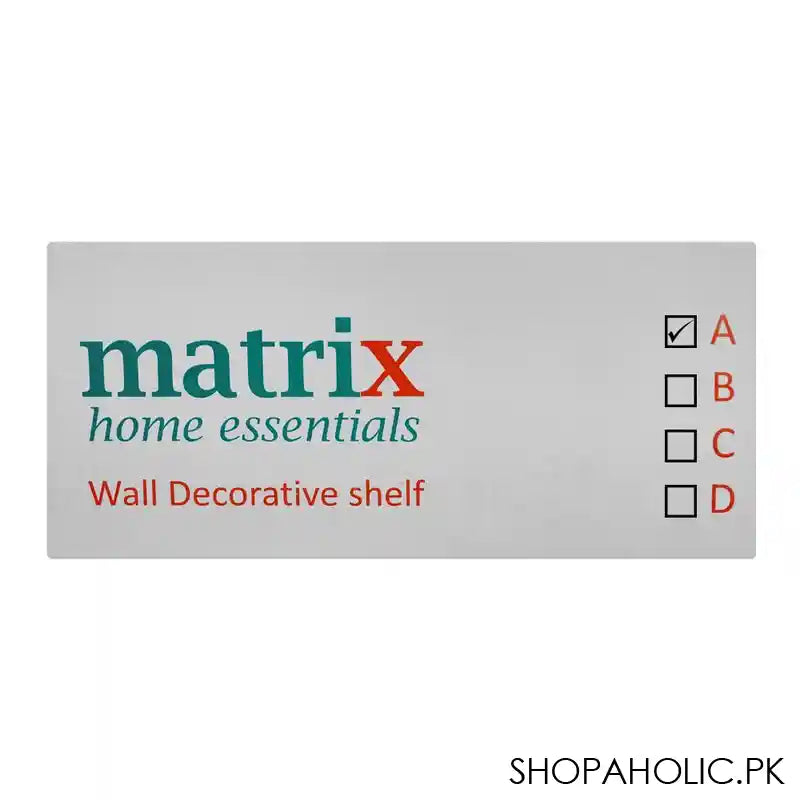 Matrix Metal Wall Mounted Storage, Shelf-A, 30 x 15 cm - Image 2