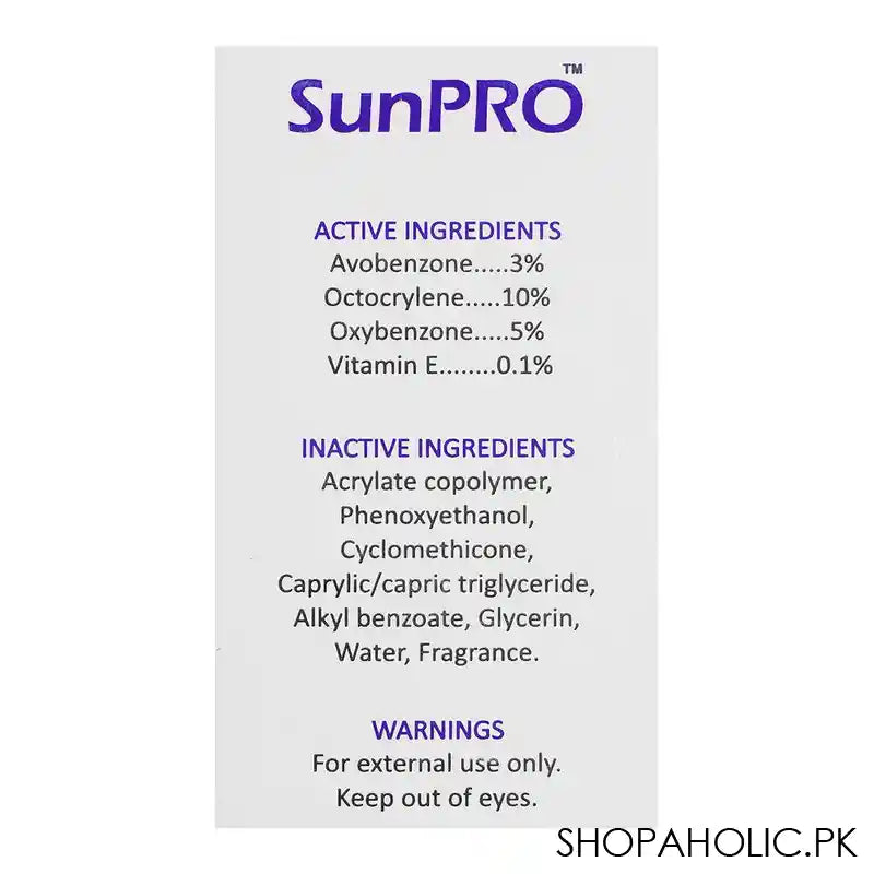 Mazton SunPro Sun Screen Lotion Spray Spf50+, PA+++, Water Resistant, 100ml - Image 2