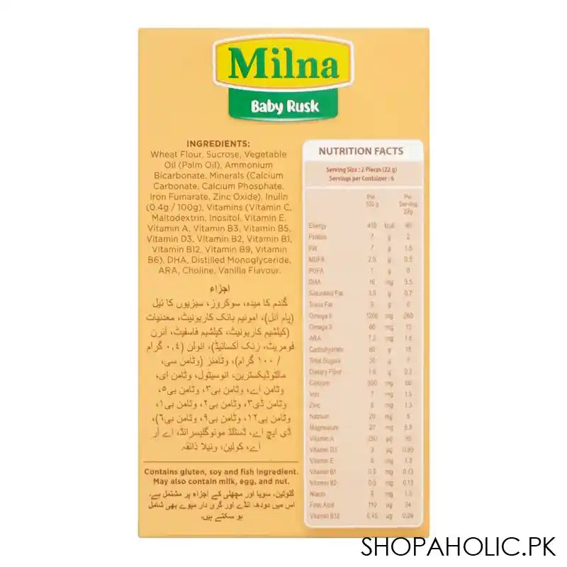 Milna Baby Rusk Original, 130g - Image 3