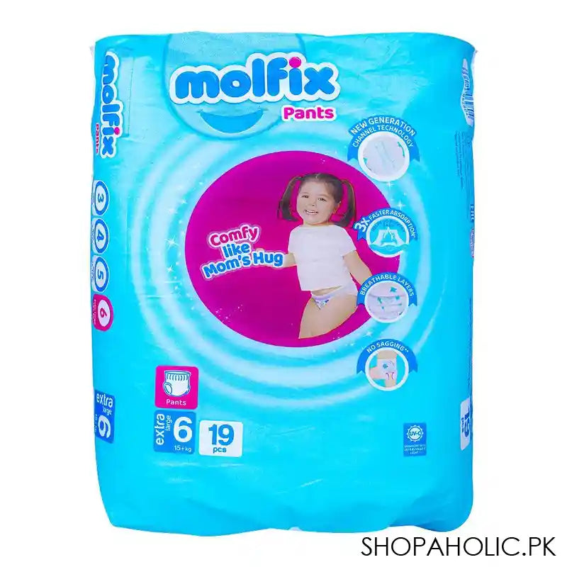 Molfix Pants 6 Extra Large, 15 KG, 19-Pack - Main Image