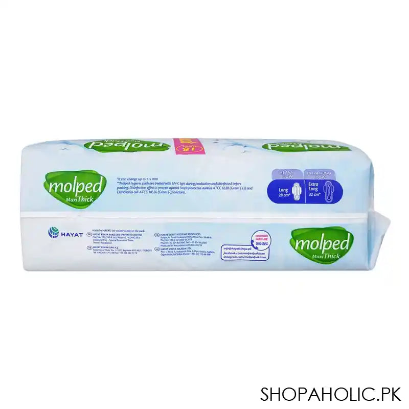 Molped Maxi Thick Hygiene Shield, Long, 18 Pads Value Pack - Image 5