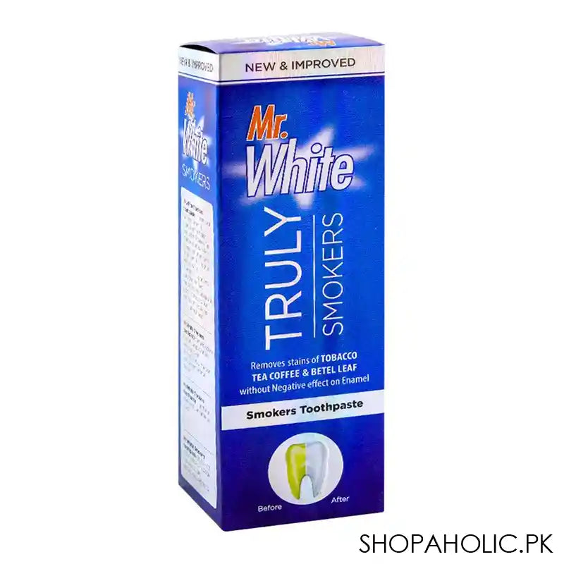 Mr. White Truly Smokers Toothpaste, 120g - Main Image