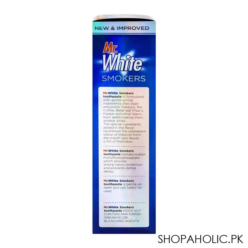 Mr. White Truly Smokers Toothpaste, 120g - Image 2