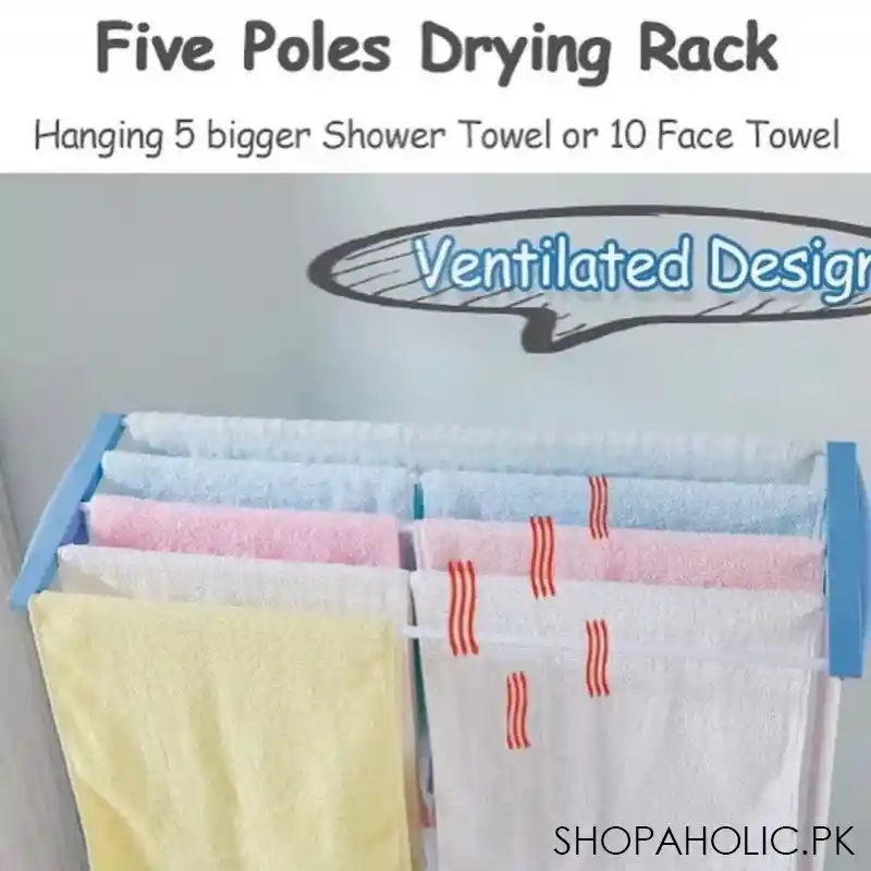 multifunctional floor standing towel rack image3