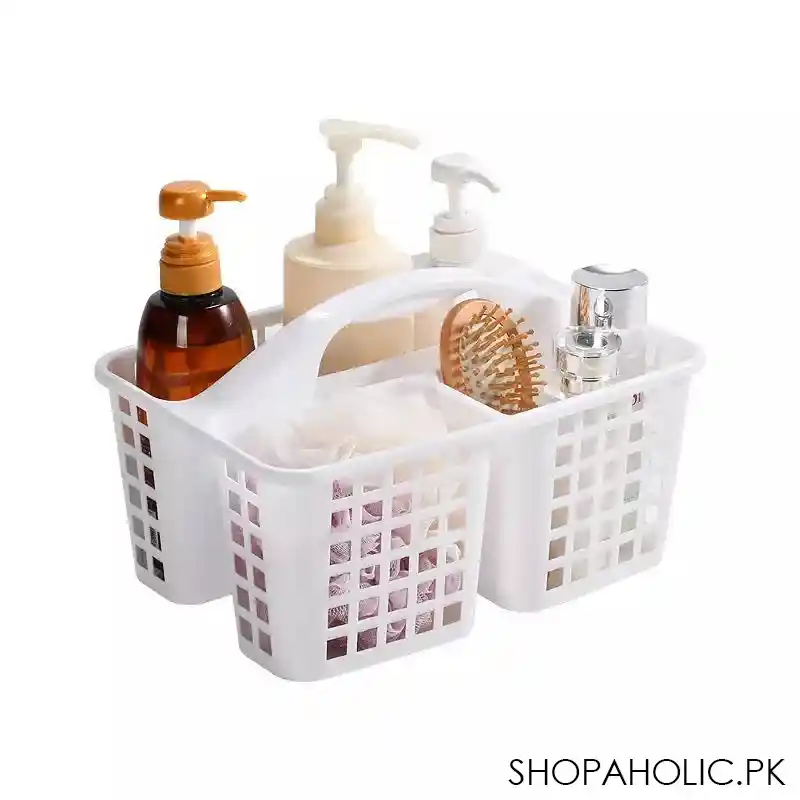 multigrid durable plastic toiletries storage basket image5