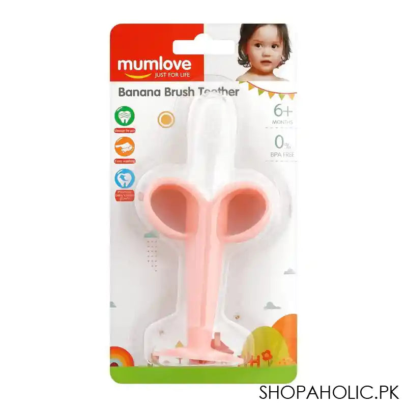 Mum Love Banana Brush Teether, A6119-4 - Image 2