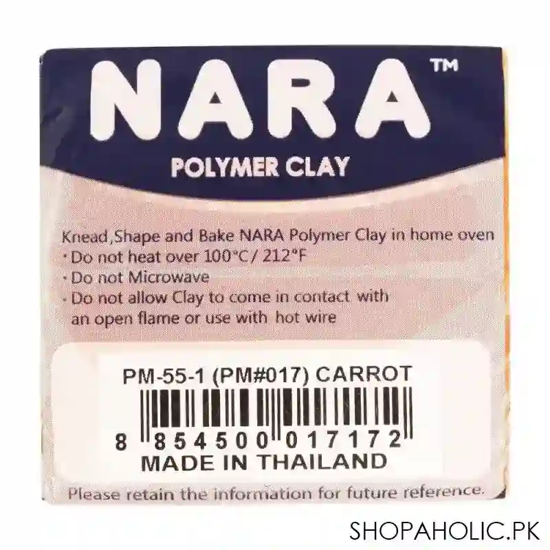 nara polymer clay, carrot, 55g image2