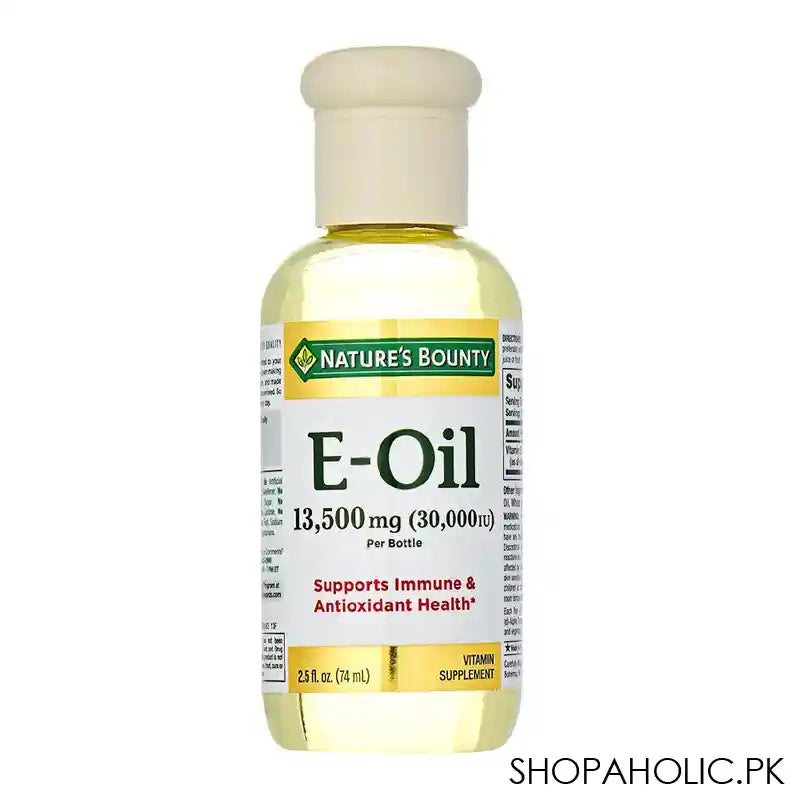 Nature's Bounty E-Oil 13500mg, 74ml, Vitamin Supplement - Main Image