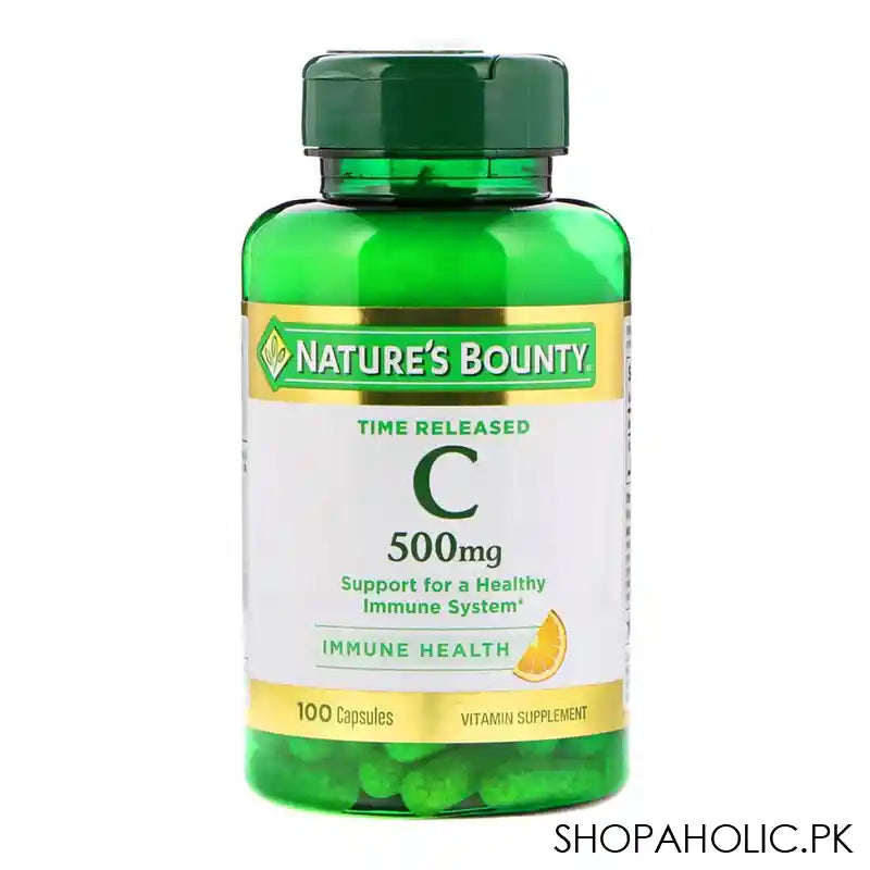 Nature's Bounty Vitamin C, 500mg, 100 Tablets, Vitamin Supplement - Main Image